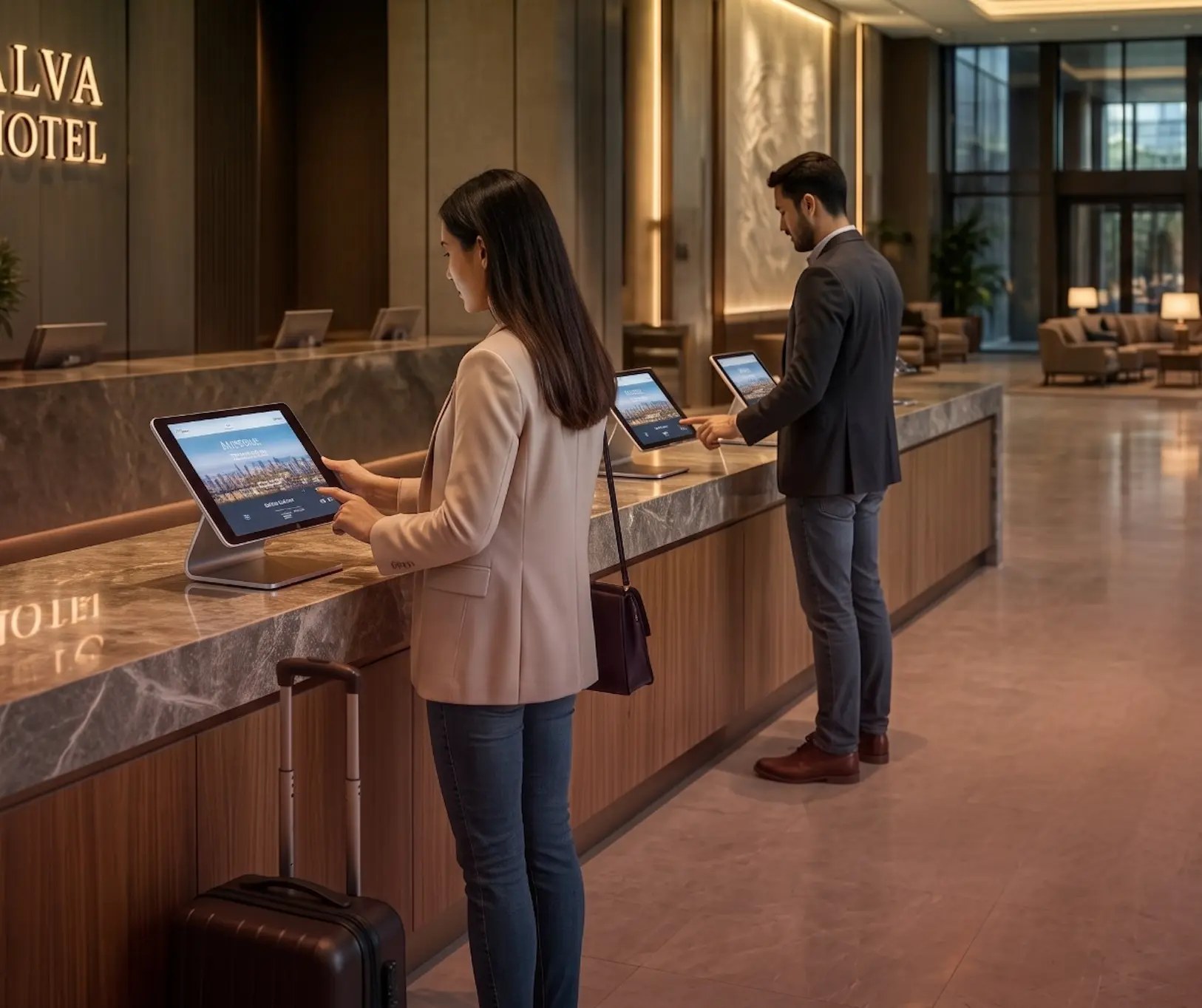 Misafir kendi check-in'ini yapar